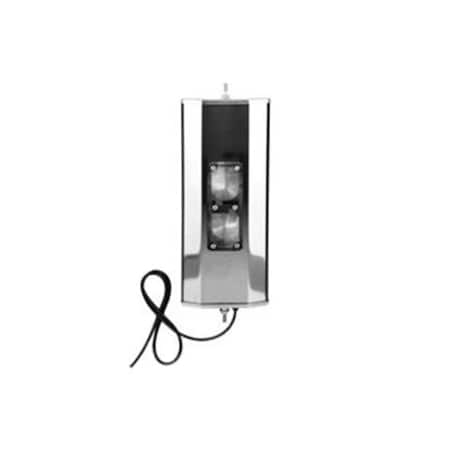 Velvac 6.5X16 Heated Angle Back With Light 705108